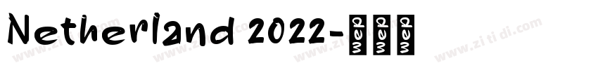 Netherland 2022字体转换